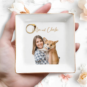 Capture Special Moments With Your Pet - Personalized Custom Jewelry Dish - PET038_SCRD