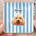 Capture The Joy Of Your Beloved Pet - Personalized Custom Jewelry Dish, Ceramic Dish, Square Shape - PET132_SCRF