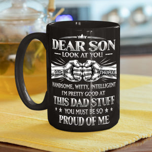 Proud Of Me personalized coffee mug
