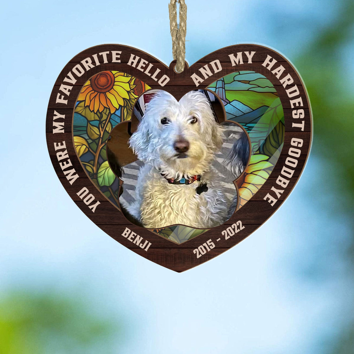 Quote options for the suncatcher