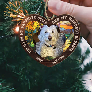 Suncatcher ornament detail