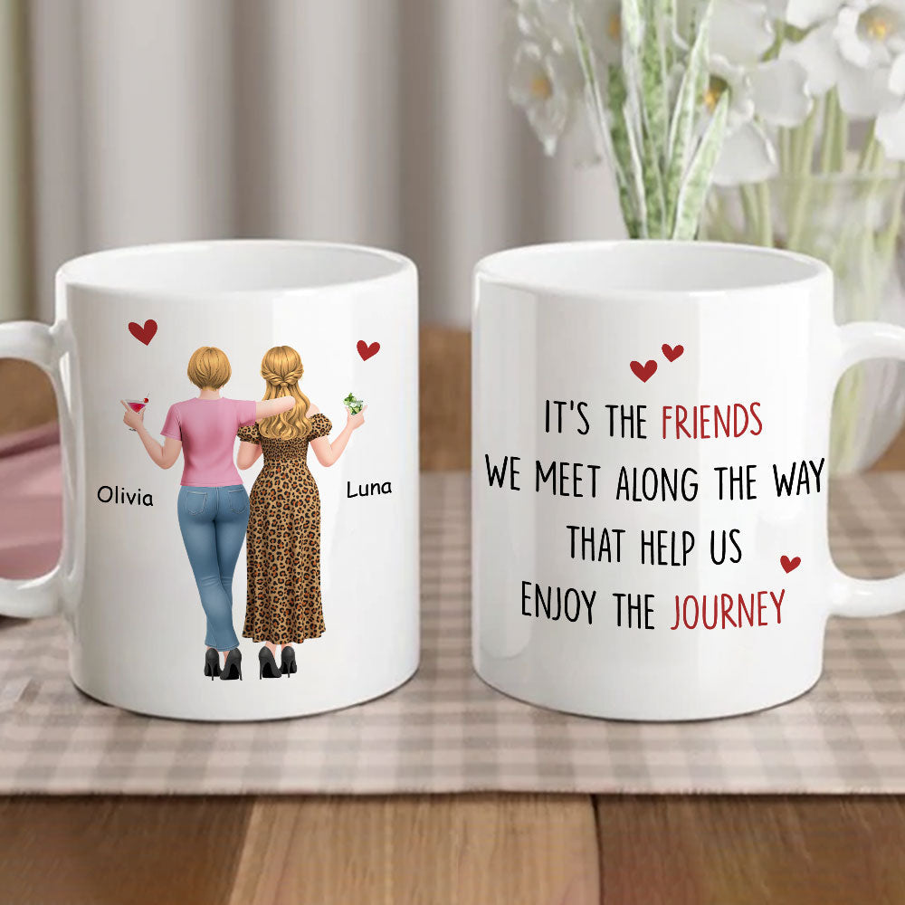 Our Journey - Personalized Coffee Mug - Christmas Gift For Sister, Best Friend