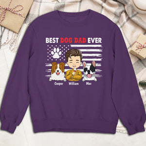 My Best Dad personalized sweatshirt purple