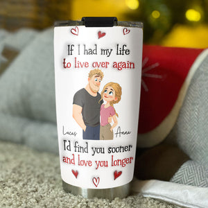 Love You So Much - Personalized 3D Inflated Effect Tumbler Christmas gift