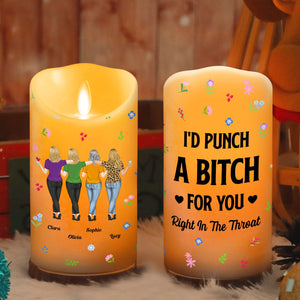 Punch Bitch Besties - Personalized LED Candle