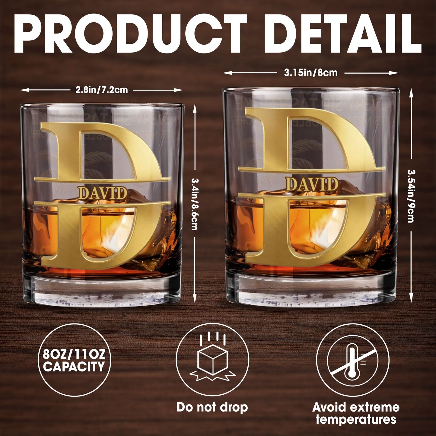 Every Sip Tastes Like It's Not My Problem Anymore Happy Retirement Palm Tree - Personalized Custom Whiskey Glass - RETIRE039_RWG