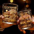 Every Sip Tastes Like It's Not My Problem Palm Tree Beach Retirement - Personalized Custom Whiskey Glass - RETIRE059_RWG