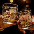 Every Sip Tastes Like It's Not My Problem Anymore Palm Tree Beach - Personalized Custom Whiskey Glass - RETIRE080_RWG