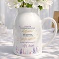 Never Underestimate The Difference You Made Happy Retirement Wildflowers - Personalized Ceramic Flower Vase