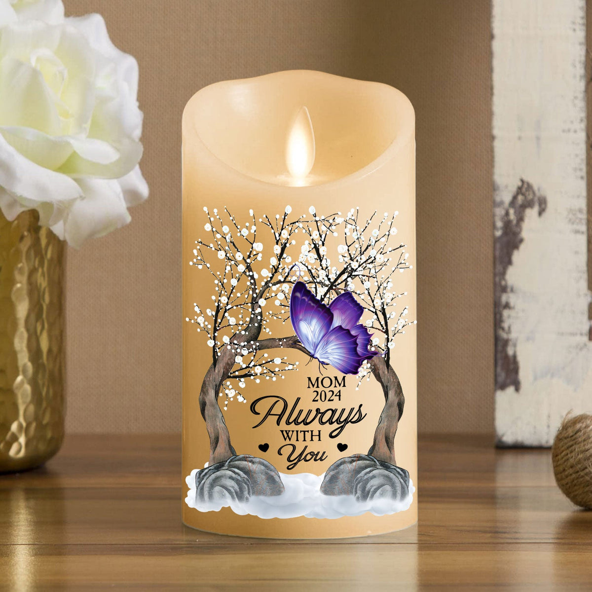 Forever Loved - Personalized LED Candle