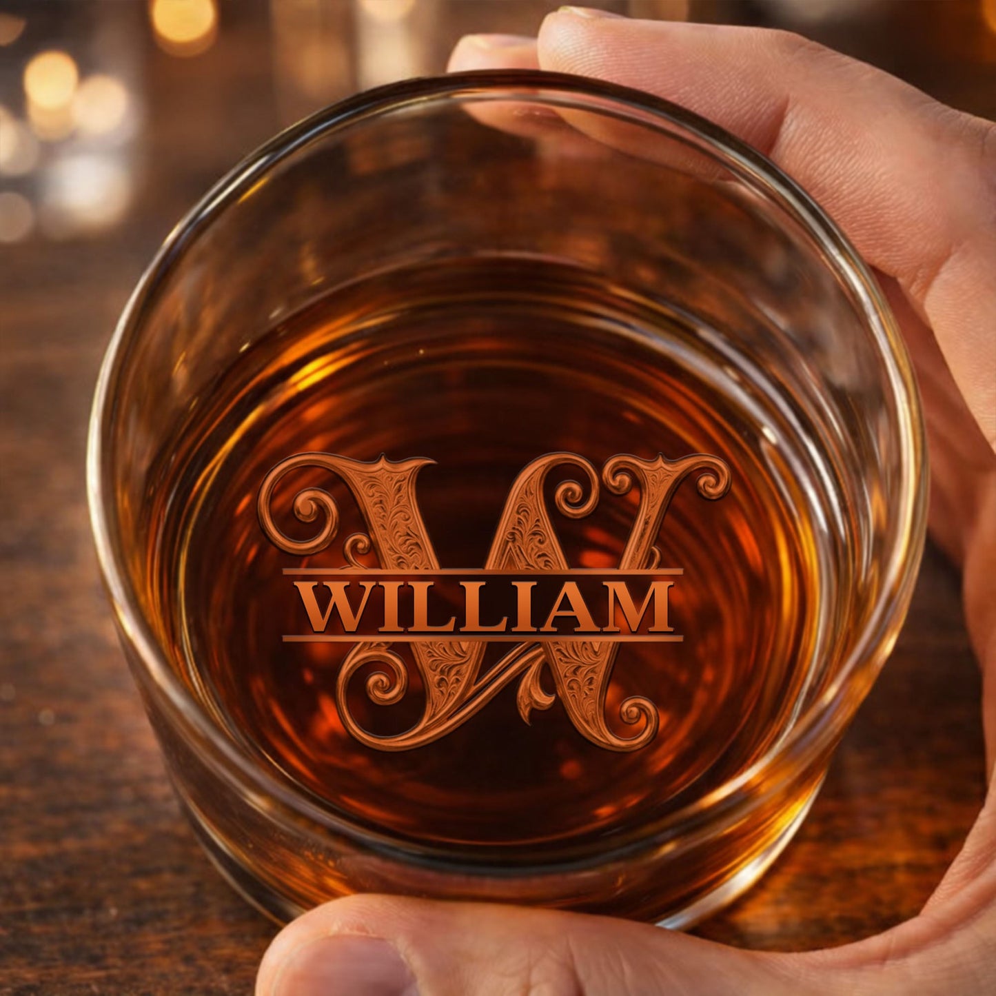 It's Official I'm The Favorite Son In Law 3D Golden Text - Personalized Whiskey Glass - SILA041_PRIWI