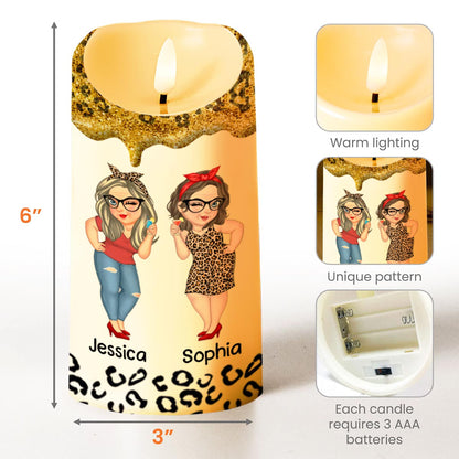 Being My Sister Is Really The Only Gift You Need - Personalized Custom LED Candle - SIS006_LECA