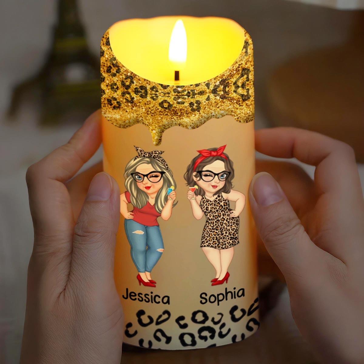 Being My Sister Is Really The Only Gift You Need - Personalized Custom LED Candle - SIS006_LECA