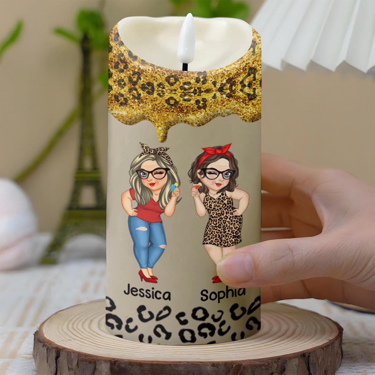 Being My Sister Is Really The Only Gift You Need - Personalized Custom LED Candle - SIS006_LECA