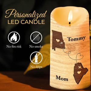 Confidence And Love Reminder For Son-In-Law - Personalized Custom LED Candle - SON018_LECA