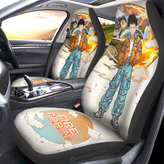 Shinra Kusakabe Car Seat Covers Anime Collection