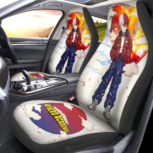 Shoto Todoroki Car Seat Covers Anime Collection