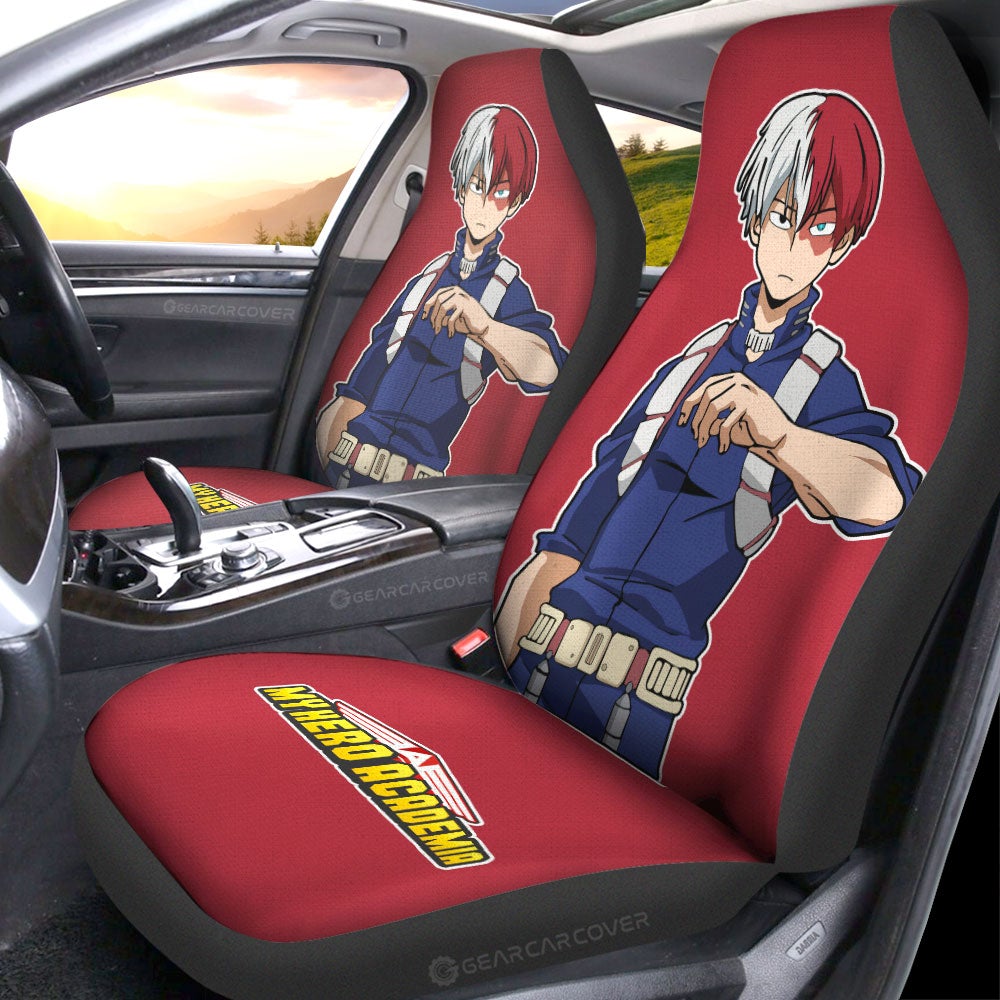 Shoto Todoroki Car Seat Covers Custom My Hero Academia Anime