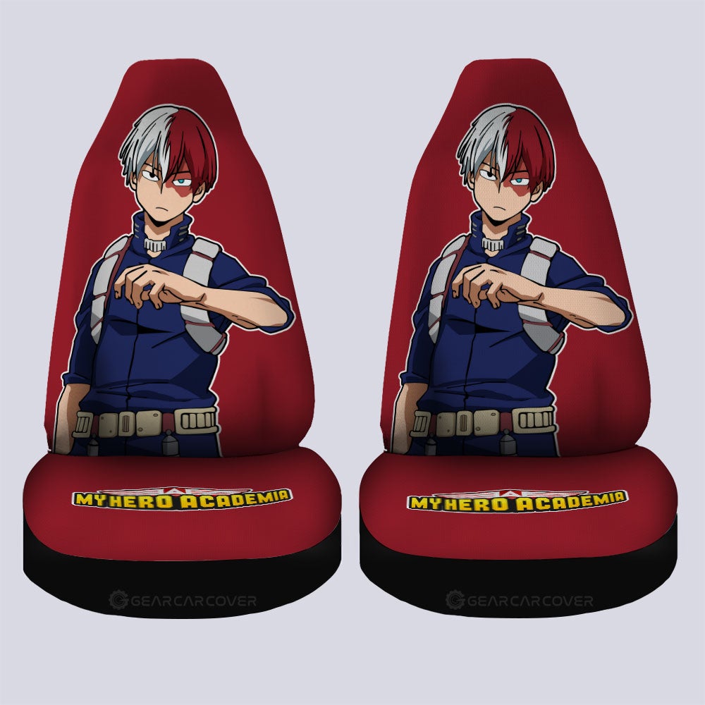 Shoto Todoroki Car Seat Covers Custom My Hero Academia Anime