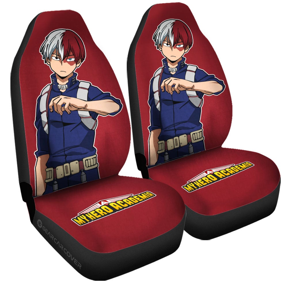 Shoto Todoroki Car Seat Covers Custom My Hero Academia Anime