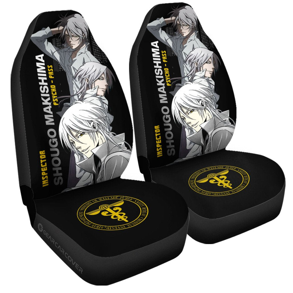 Shougo Makishima Car Seat Covers Custom Psycho-Pass Car Accessories