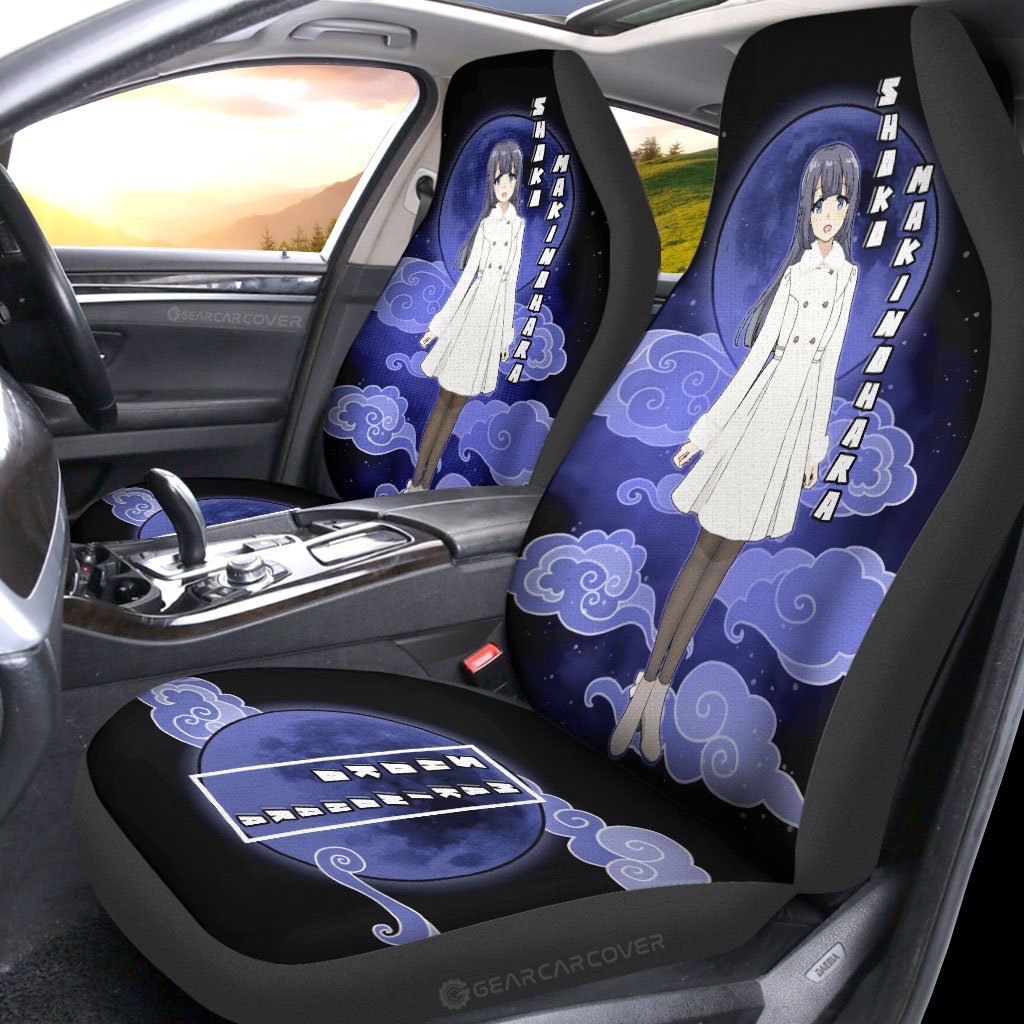 Shouko Makinohara Car Seat Covers Custom Bunny Girl Senpai Car Accessories