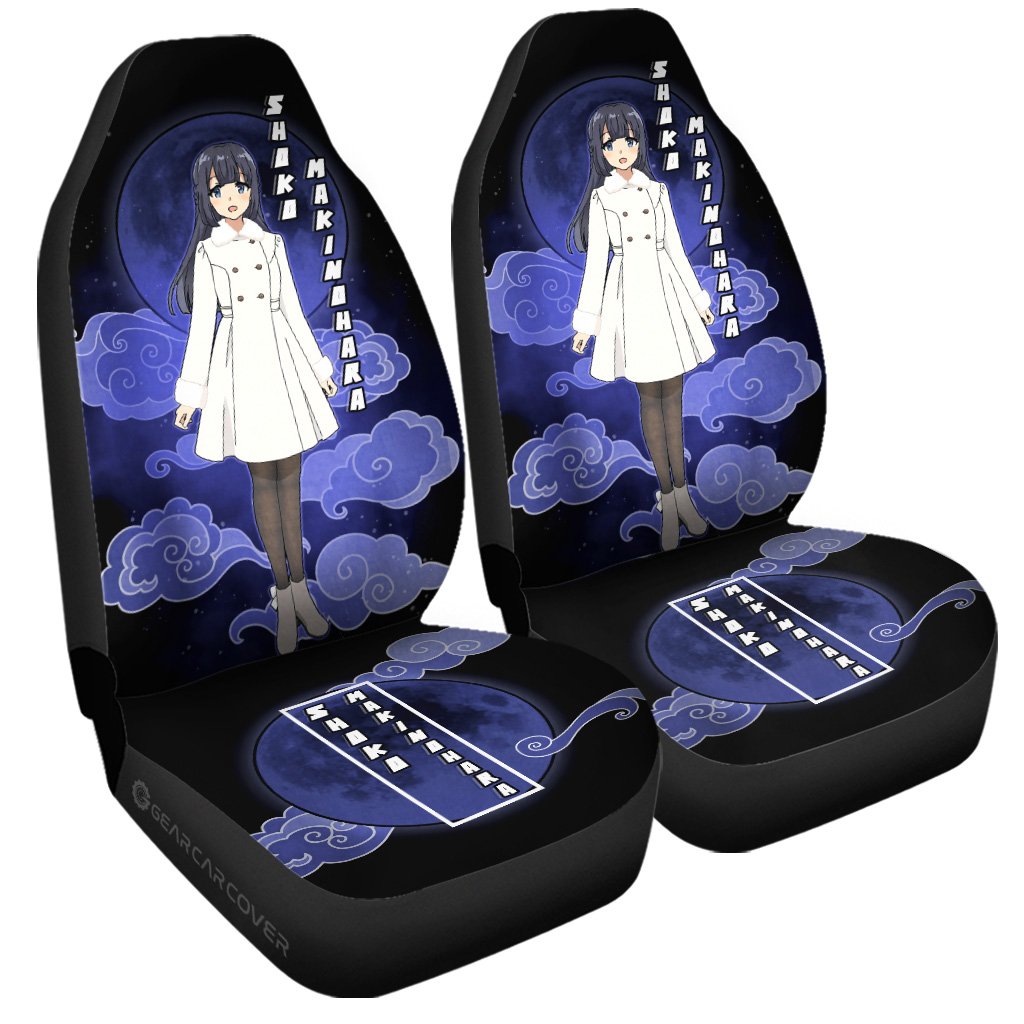 Shouko Makinohara Car Seat Covers Custom Bunny Girl Senpai Car Accessories