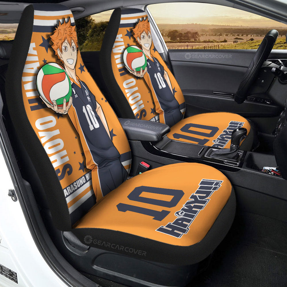 Shoyo Hinata Car Seat Covers Custom Car Accessories
