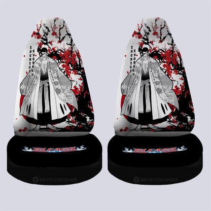 Shunsui Kyoraku Car Seat Covers Custom Japan Style Bleach Car Interior Accessories
