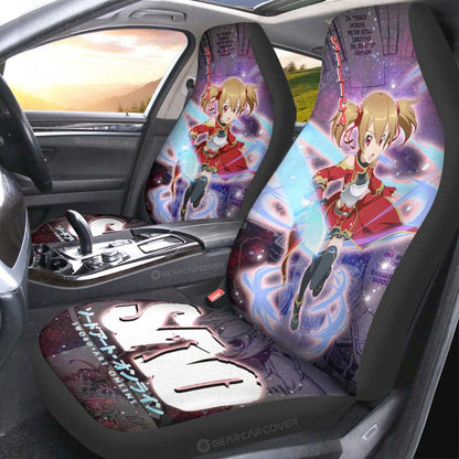 Silica Car Seat Covers Custom Manga Galaxy Style