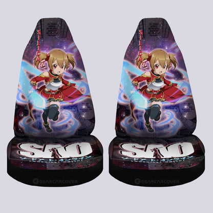 Silica Car Seat Covers Custom Manga Galaxy Style