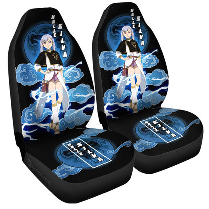 Silva Noelle Car Seat Covers Custom Black Clover Anime Car Accessories