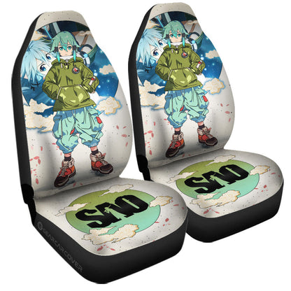 Sinon Car Seat Covers Anime Collection