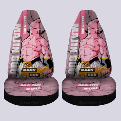 Skinny Majin Buu Car Seat Covers Custom Dragon Ball Anime Car Accessories
