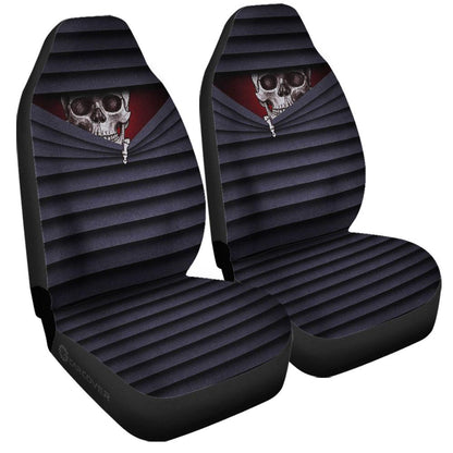Skull Behind You Car Seat Covers Custom Car Accessories