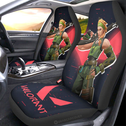 Skye Car Seat Covers Custom Valorant Agent