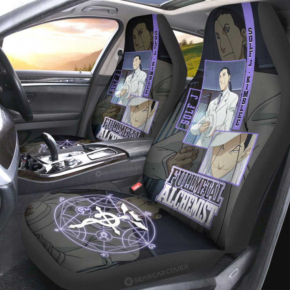 Solf J. Kimblee Car Seat Covers Custom Fullmetal Alchemist Anime