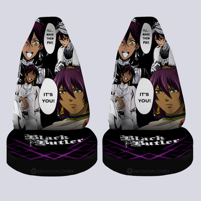 Soma Asman Kadar Car Seat Covers Custom Black Butler Car Accessories