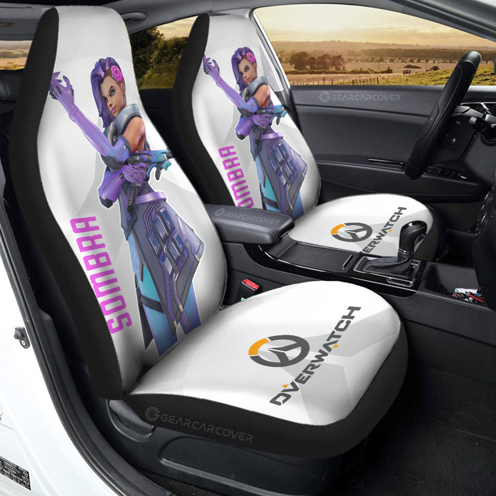 Sombra Car Seat Covers Custom Overwatch