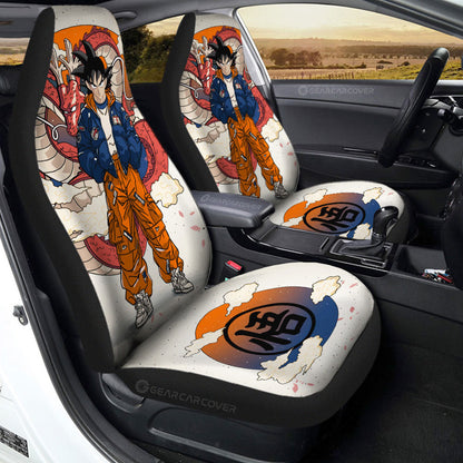 Son Goku Car Seat Covers Anime Collection