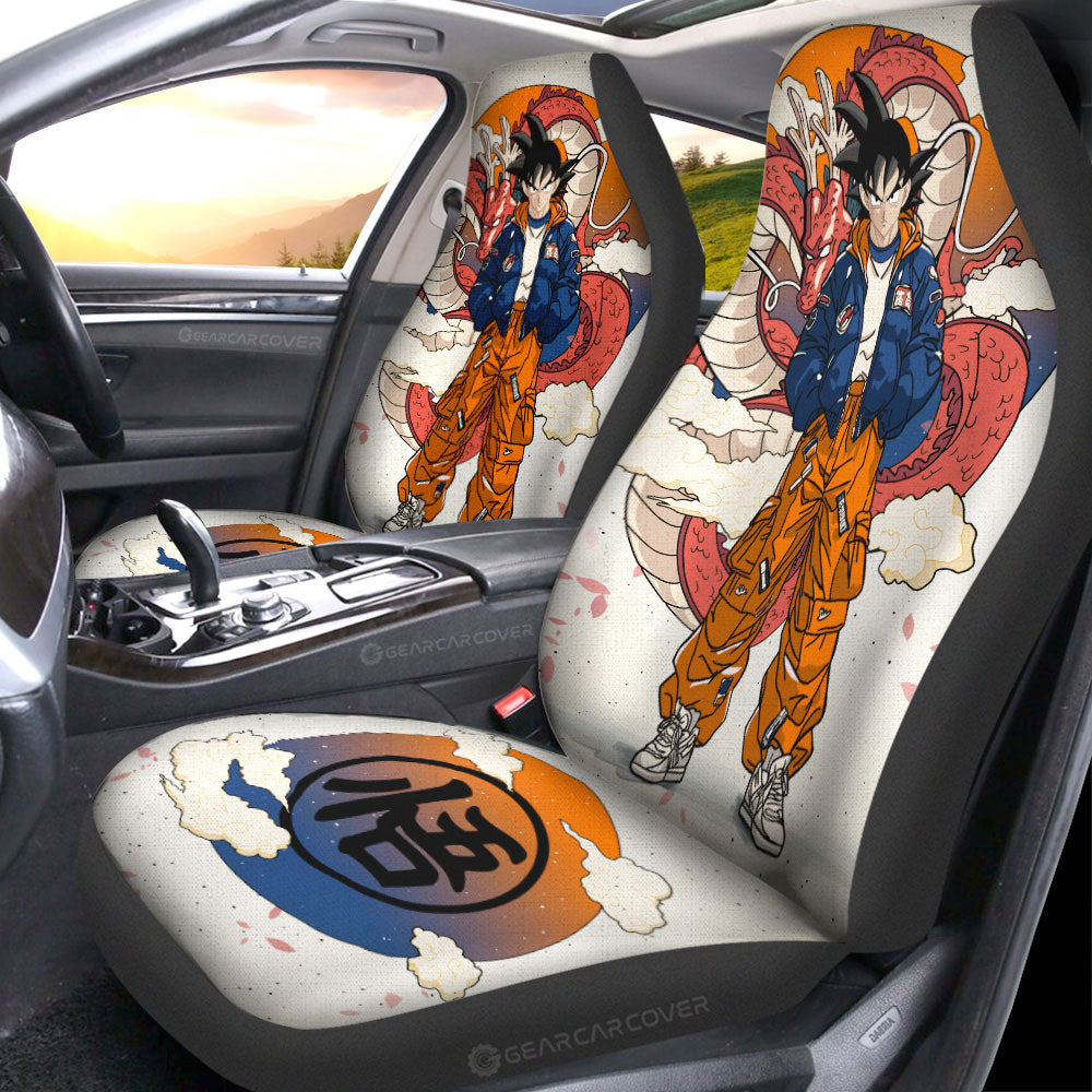 Son Goku Car Seat Covers Anime Collection