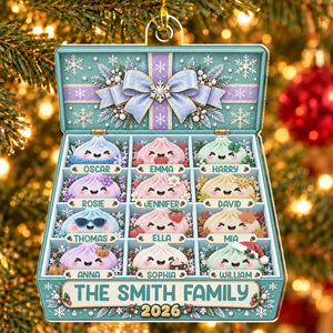 Our Squishy Family - Personalized Acrylic Ornament