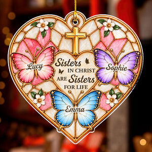 To My Sister - Personalized Acrylic Ornament