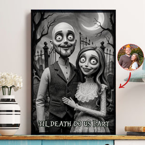 Til Death Do Us Part Gothic Portrait Poster