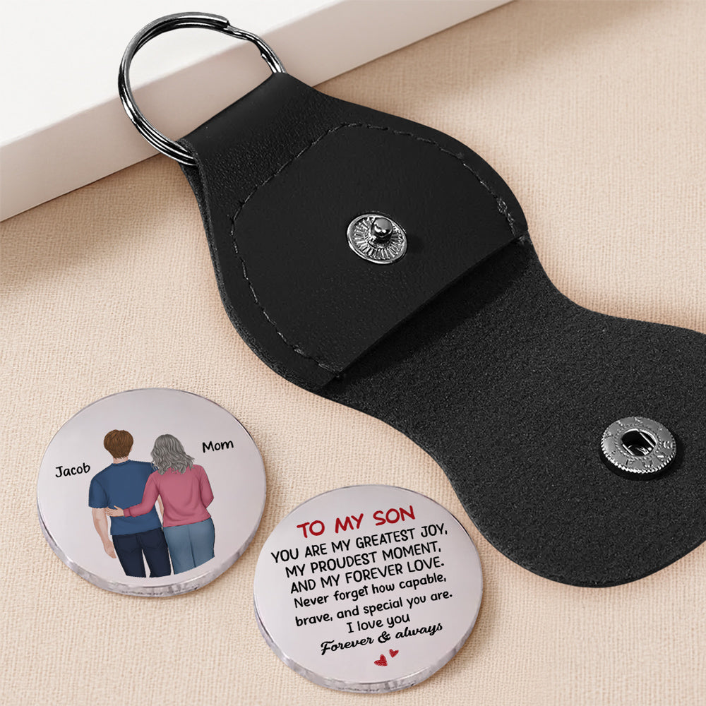My Son My Greatest Joy - Personalized Pocket Hug - Christmas Gift For Son