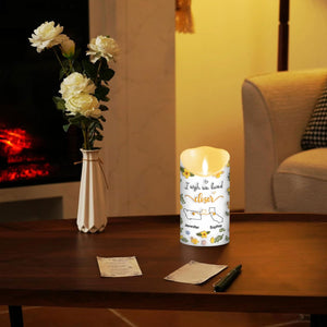 I Wish We Lived Closer - Personalized 3D Inflated Effect LED Candle