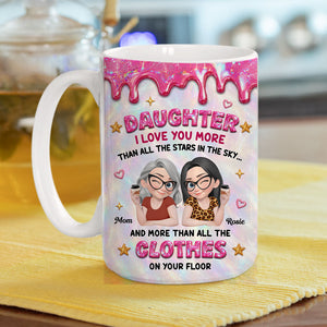 Endless Love For My Daughter personalized coffee mug