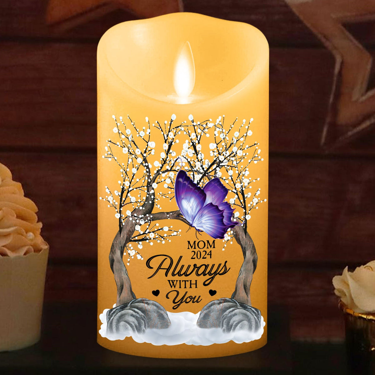 Forever Loved - Personalized LED Candle
