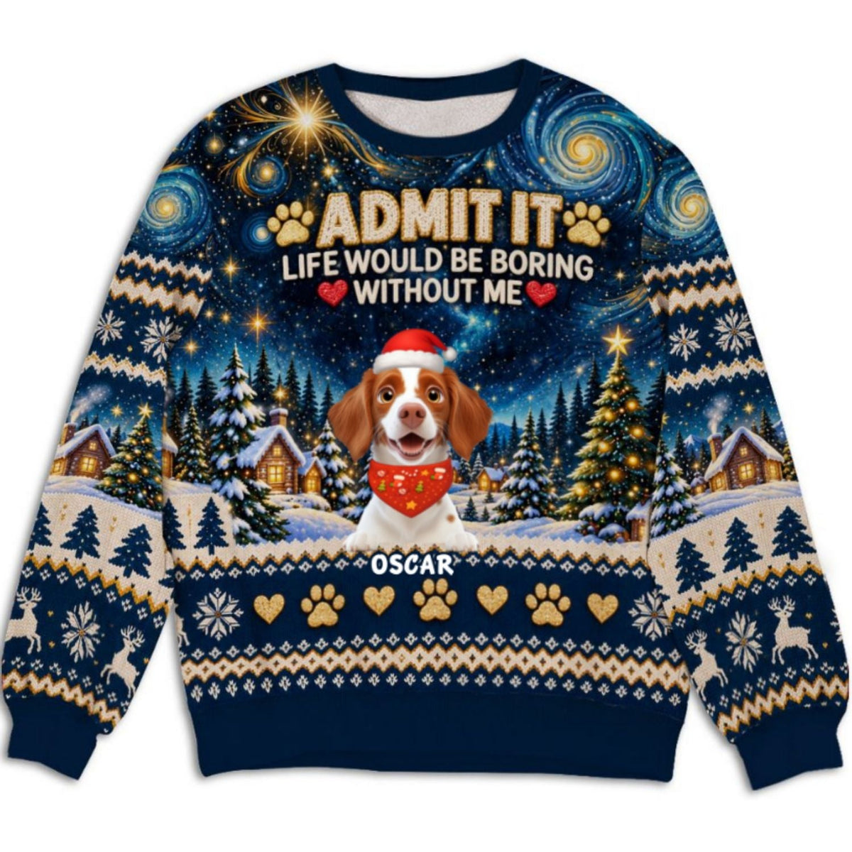 Life Would Be Boring Without Us - Personalized All-Over-Print Sweatshirt