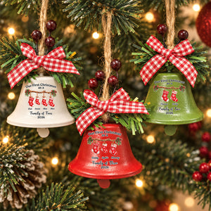 First Christmas Story Personalized Metal Bell Ornament